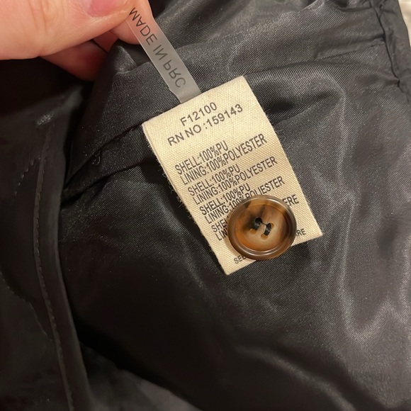 NWT Anthropologie FRNCH x Goethe Faux Leather Quilted Vest - Picture 6 of 6